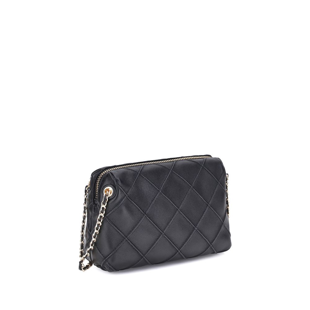 Black Calf Leather Bos Taurus Shoulder Bag