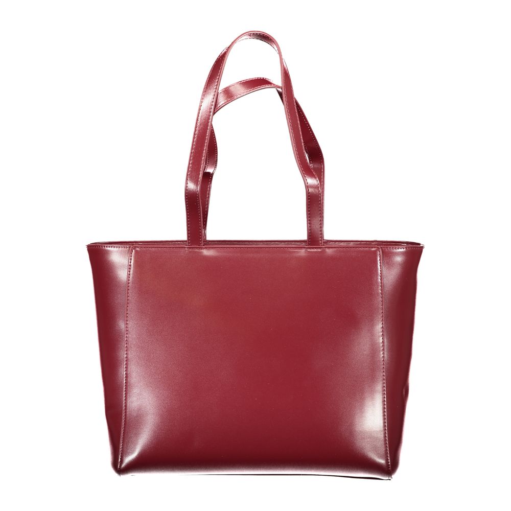 Rosso Polyurethane Women's Shoulder Bag