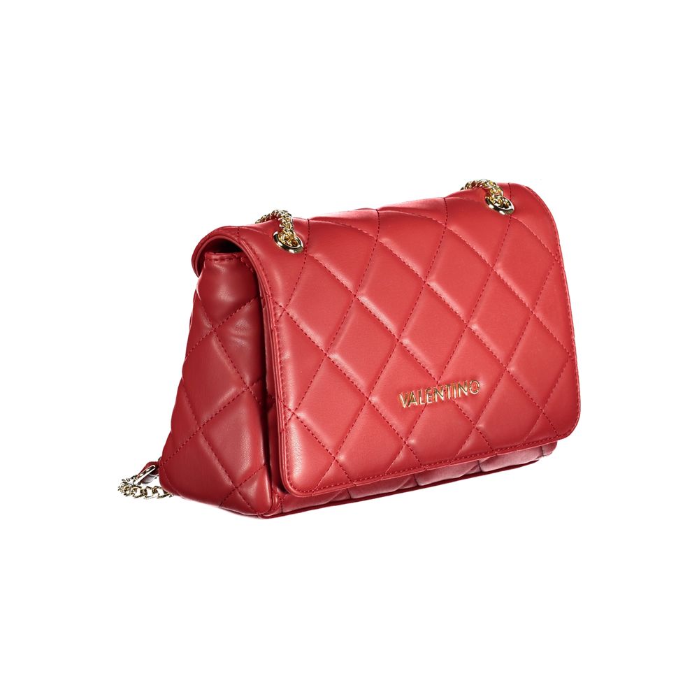 Rosso Poliuretano Woman Handbag