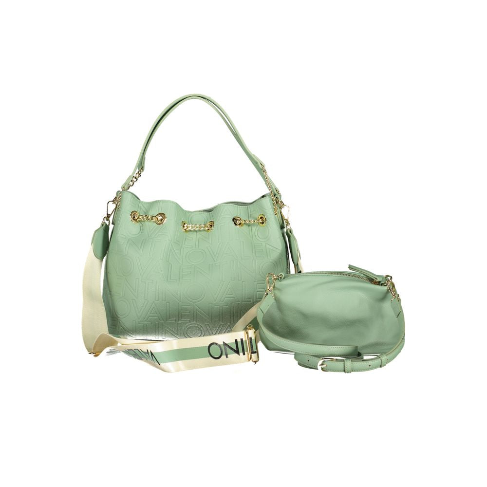 Verde Poliuretano Women Handbag