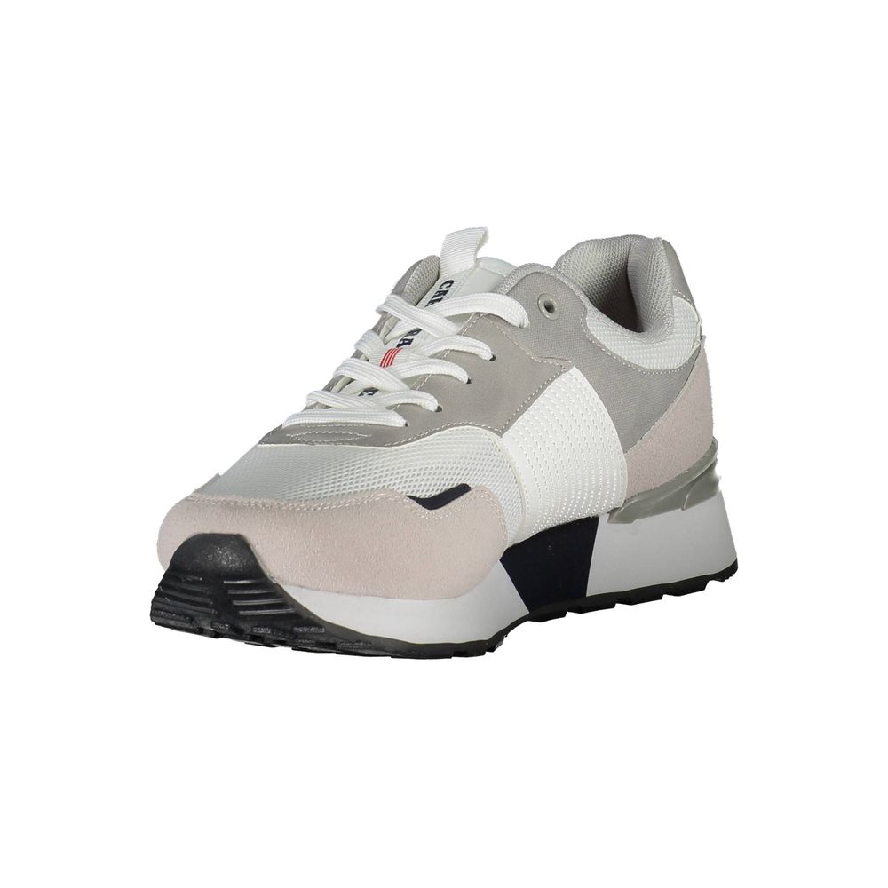 Bianco Polyurethane Men Sneaker