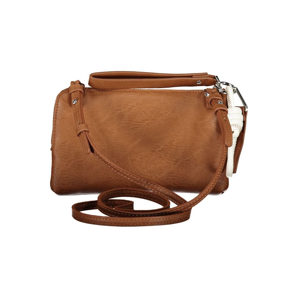 Marrone Poliuretano Women Shoulder Bag