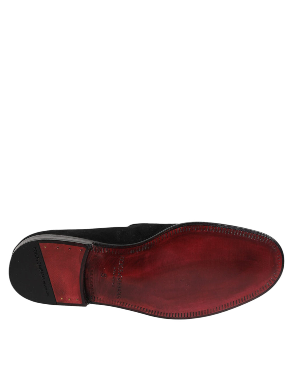Chaussures habillées noires en daim à enfiler