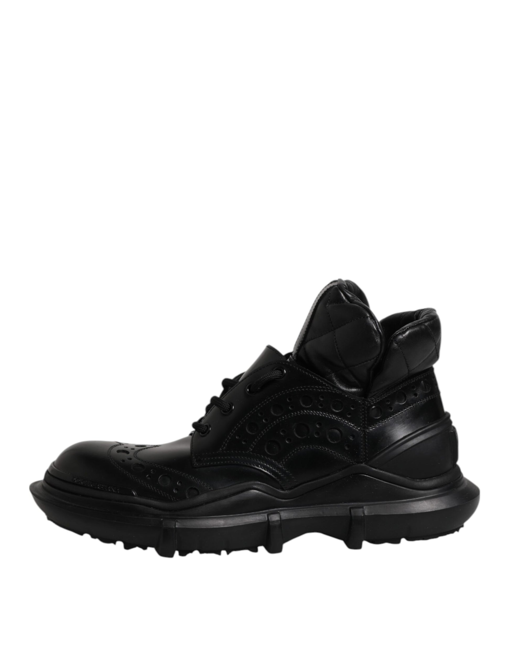 Bottes de cheville en cuir noir pour homme, style décontracté