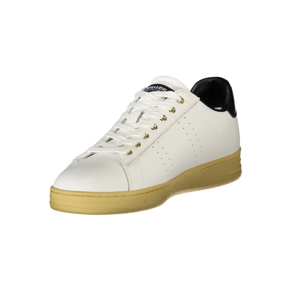 Bianco Poliuretano Men Sneaker