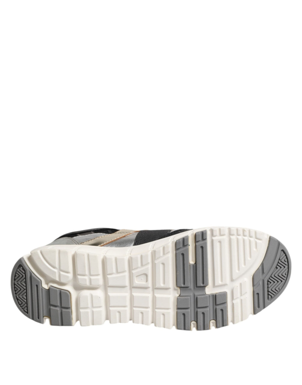 Chaussures de sport basses en cuir et daim multicolores
