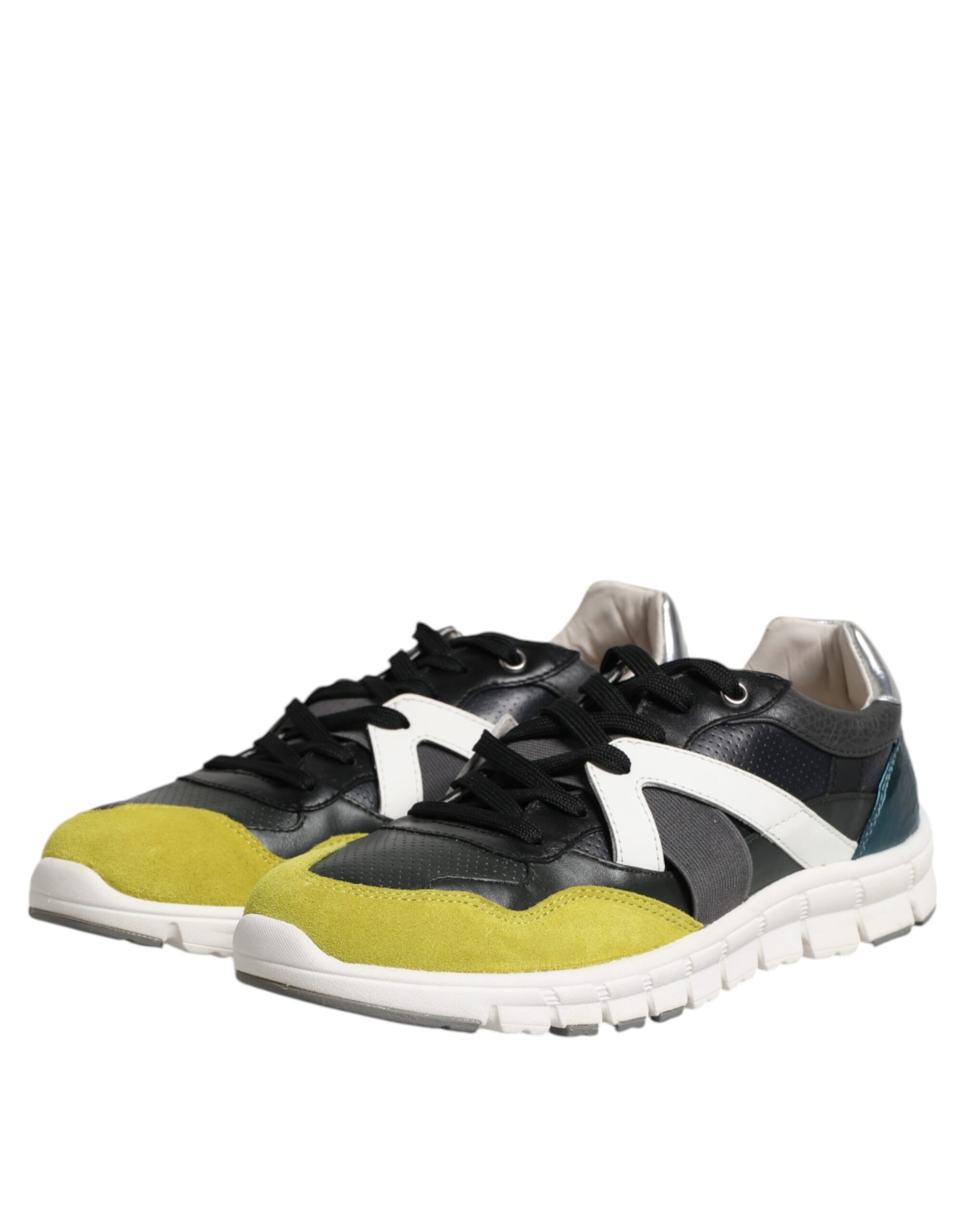 Sneakers basses à lacets multicolores pour homme