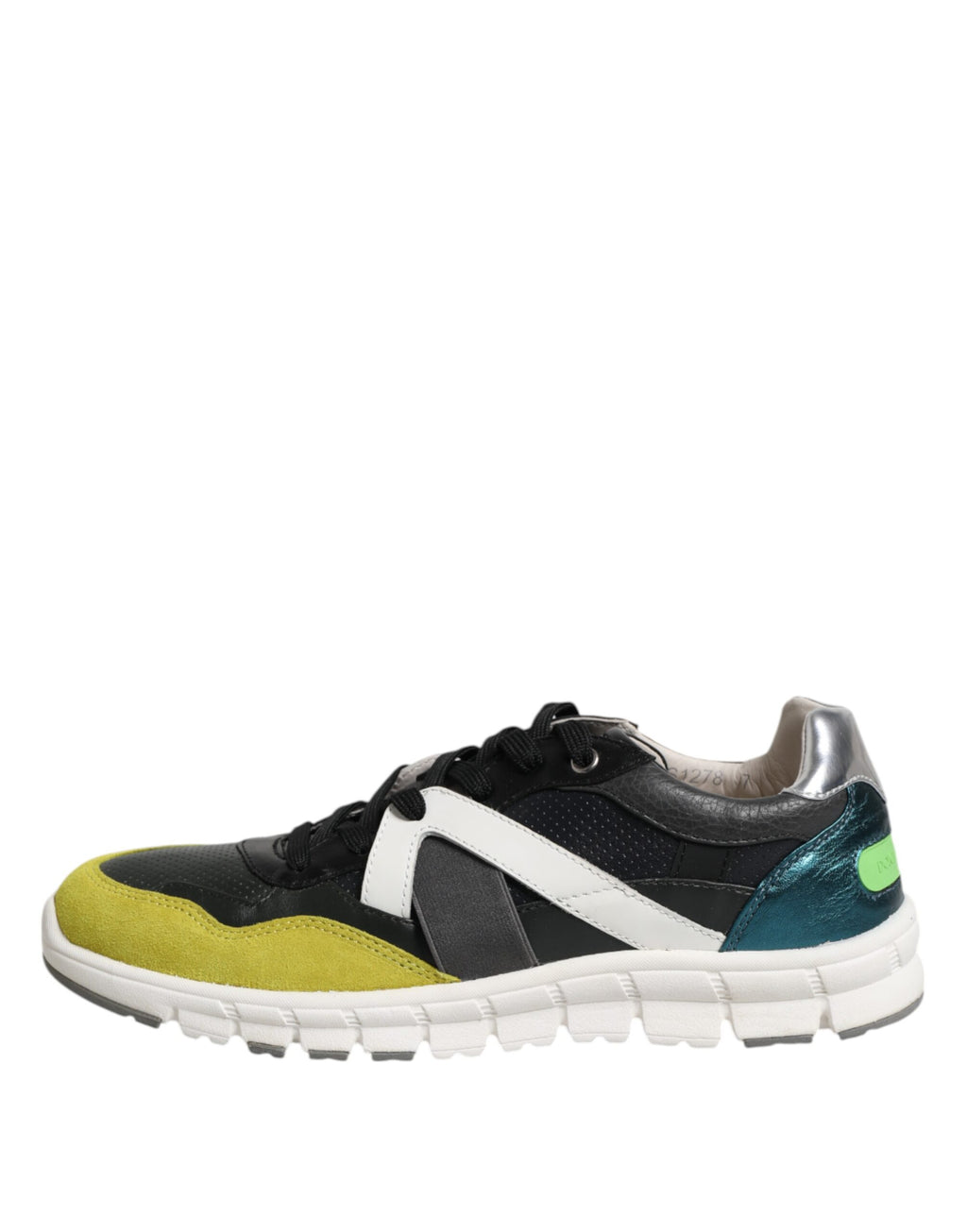 Sneakers basses à lacets multicolores pour homme