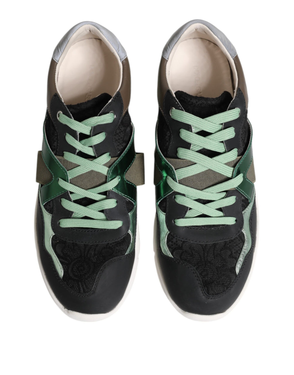 Multicolor Lace Up Low Top Sneakers Shoes