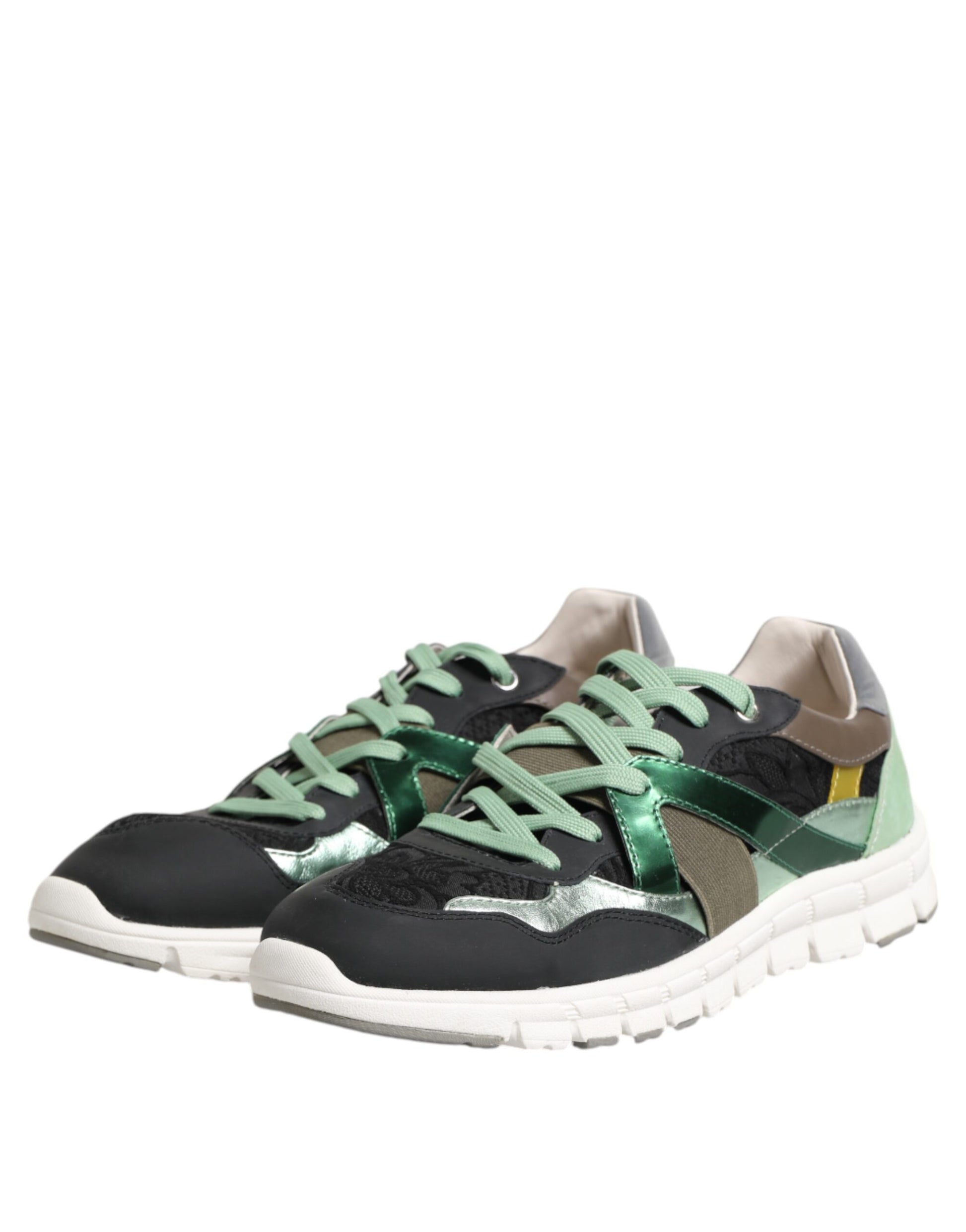 Multicolor Lace Up Low Top Sneakers Shoes
