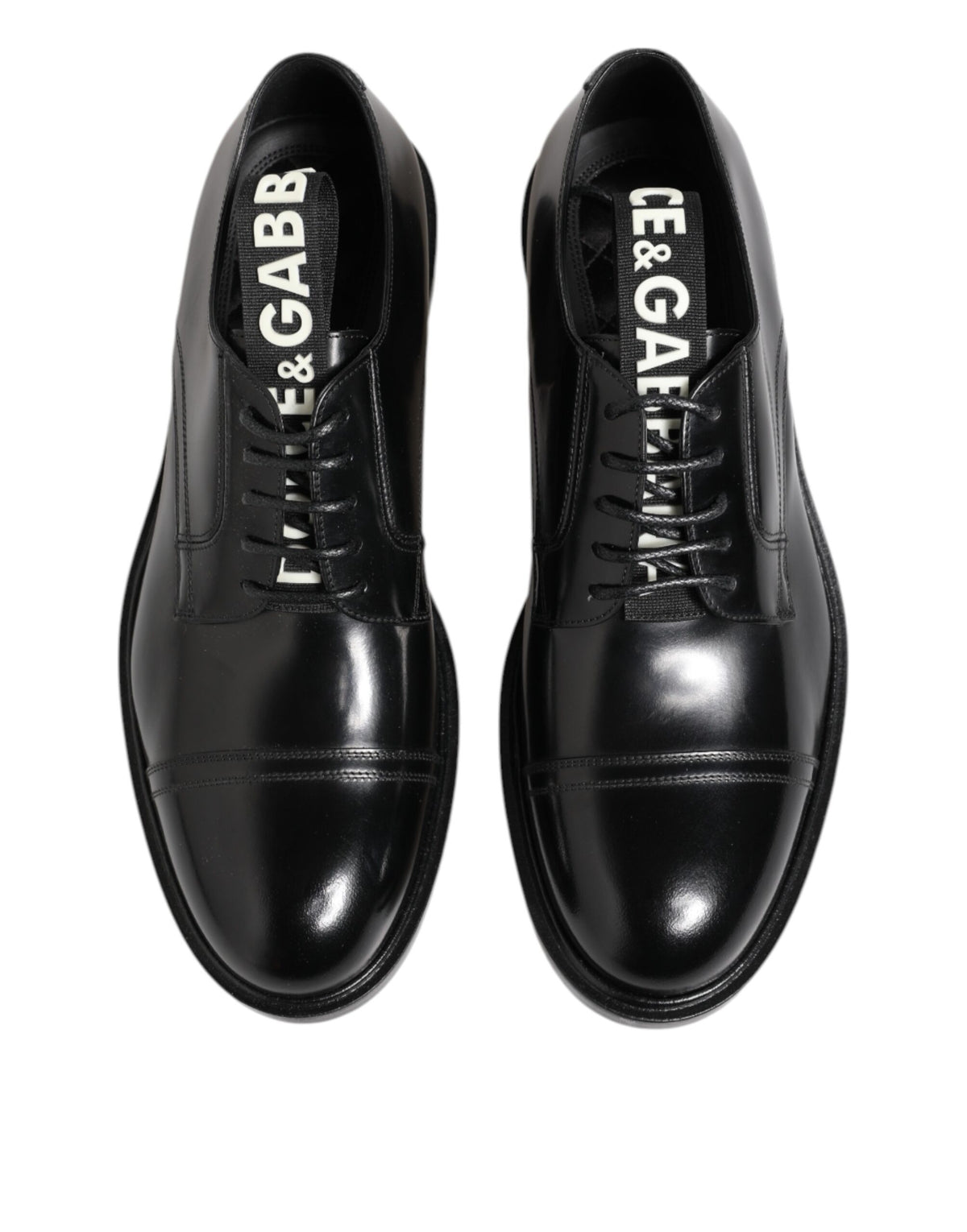 Chaussures habillées homme en cuir noir à lacets