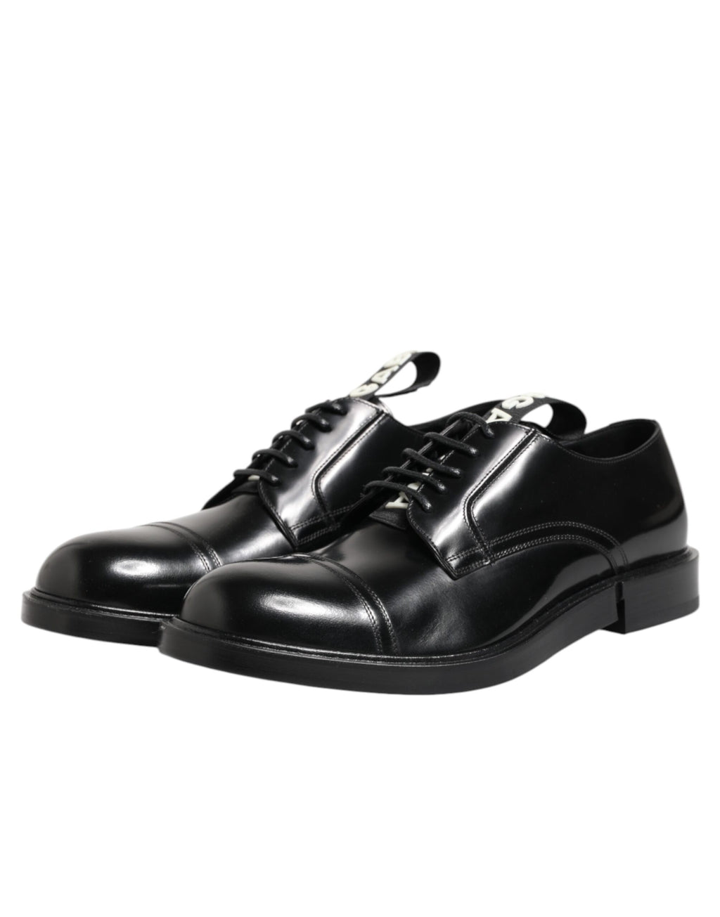 Chaussures habillées homme en cuir noir à lacets