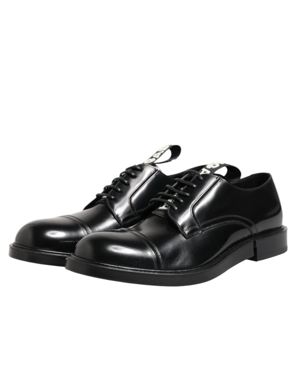 Chaussures habillées homme en cuir noir à lacets