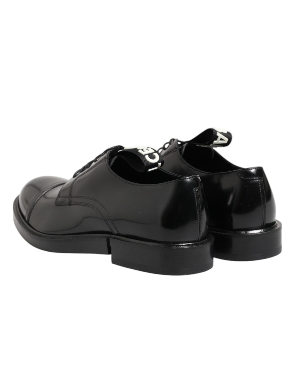 Chaussures habillées homme en cuir noir à lacets