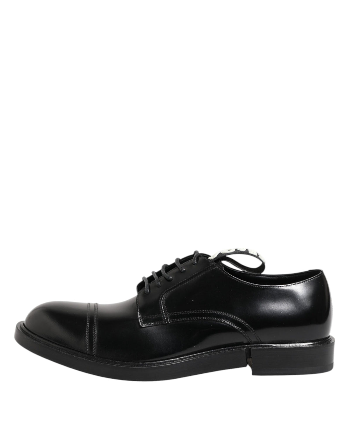 Chaussures habillées homme en cuir noir à lacets