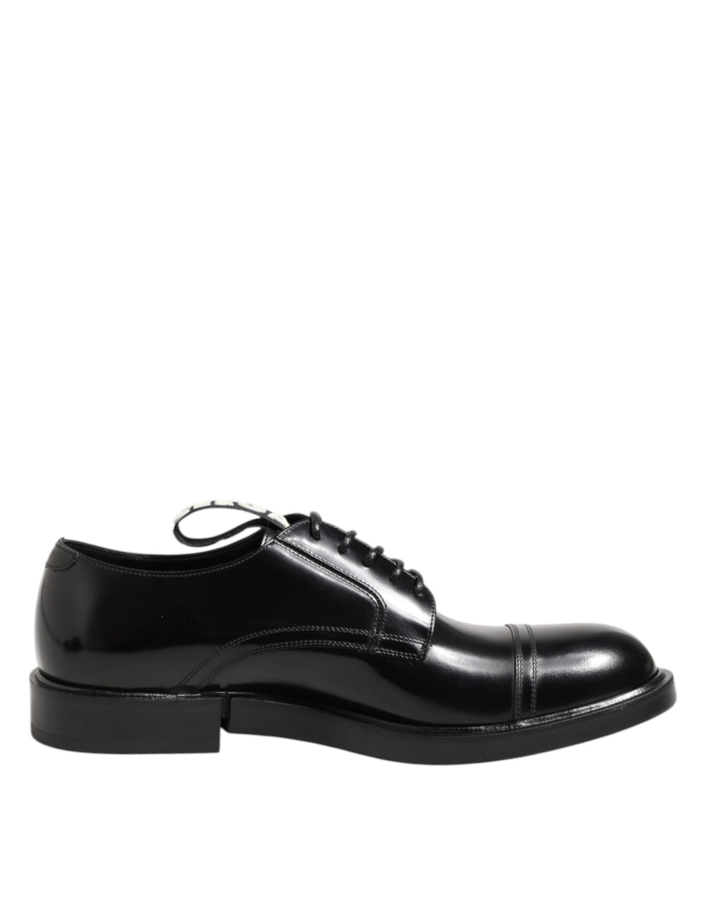 Chaussures habillées homme en cuir noir à lacets