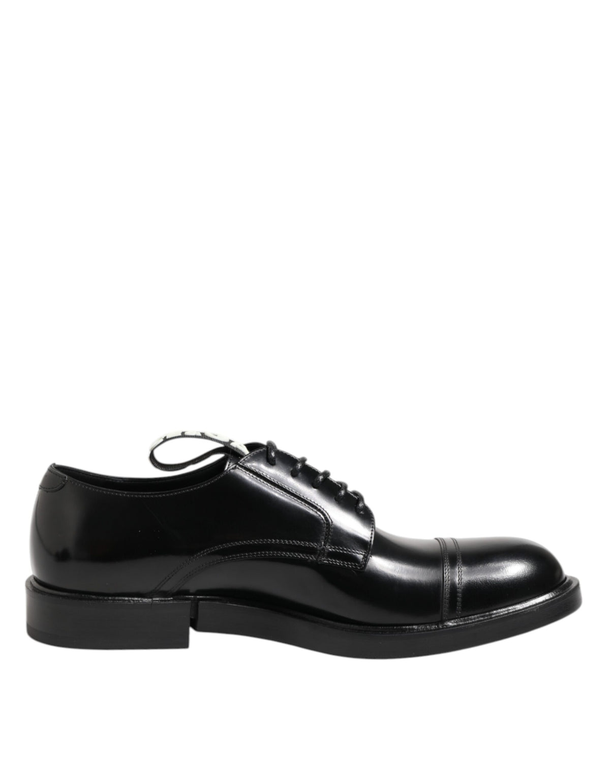 Chaussures habillées homme en cuir noir à lacets