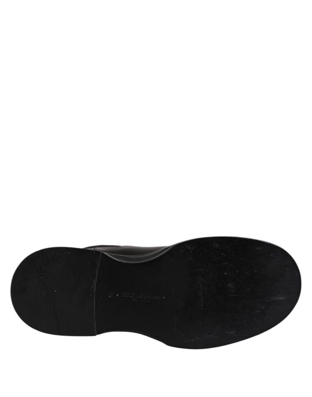 Bottes plates en cuir noir mi-mollet