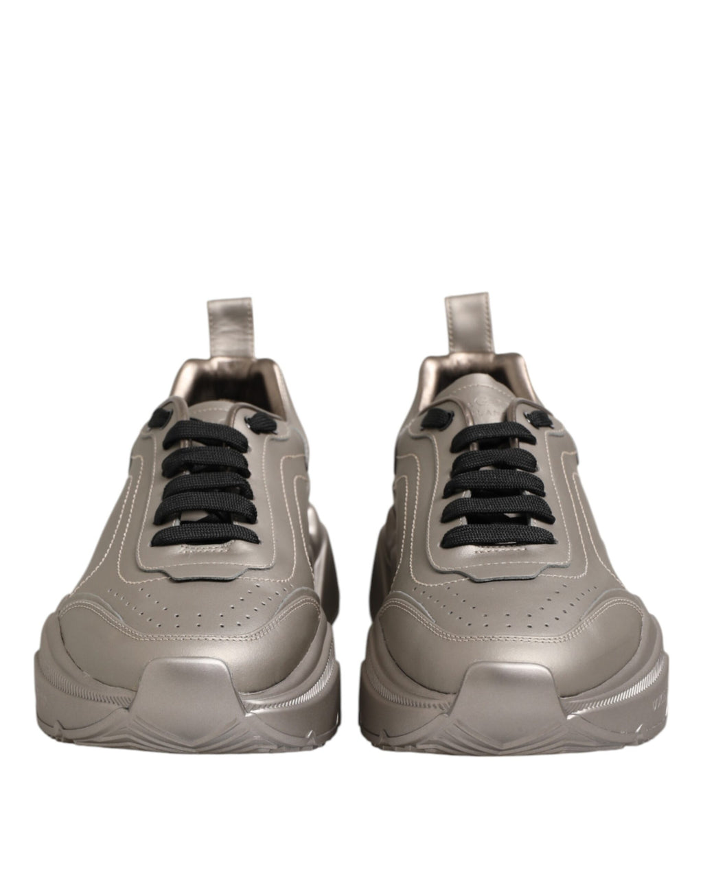 Sneakers en cuir DAYMASTER argentées pour homme