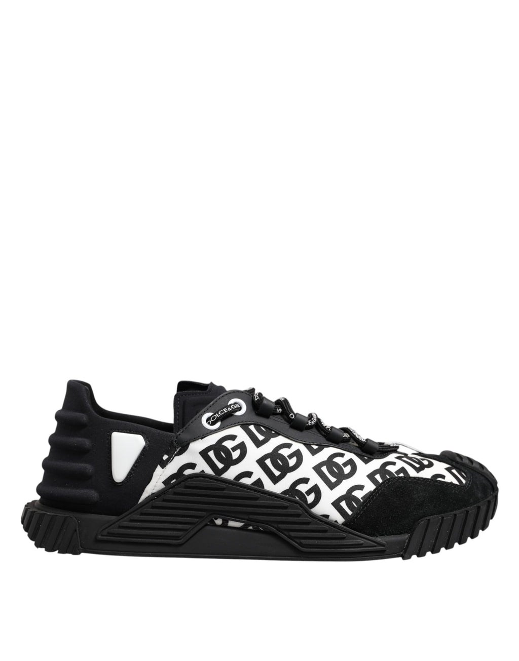 Black Logo Lace Up Low Top NS1 Sneakers Shoes