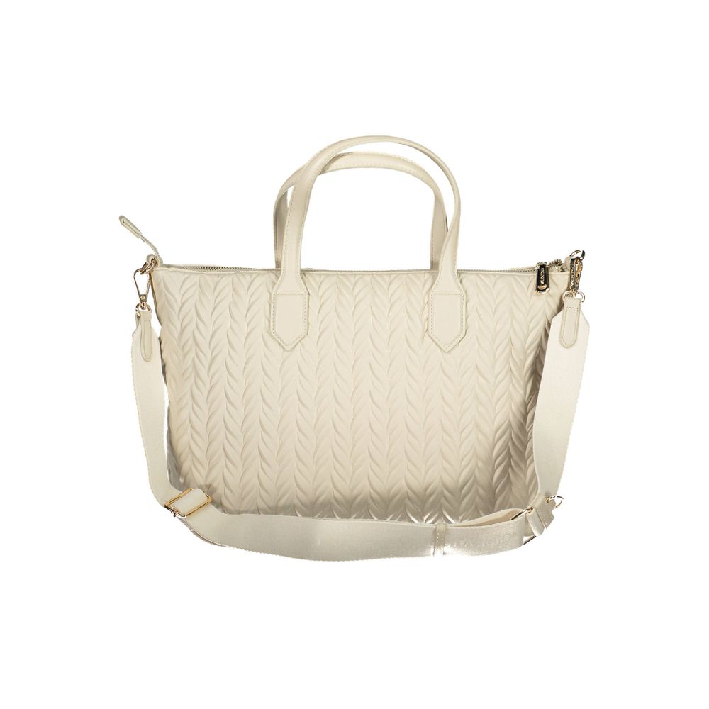 White Polyurethane Women's Bag