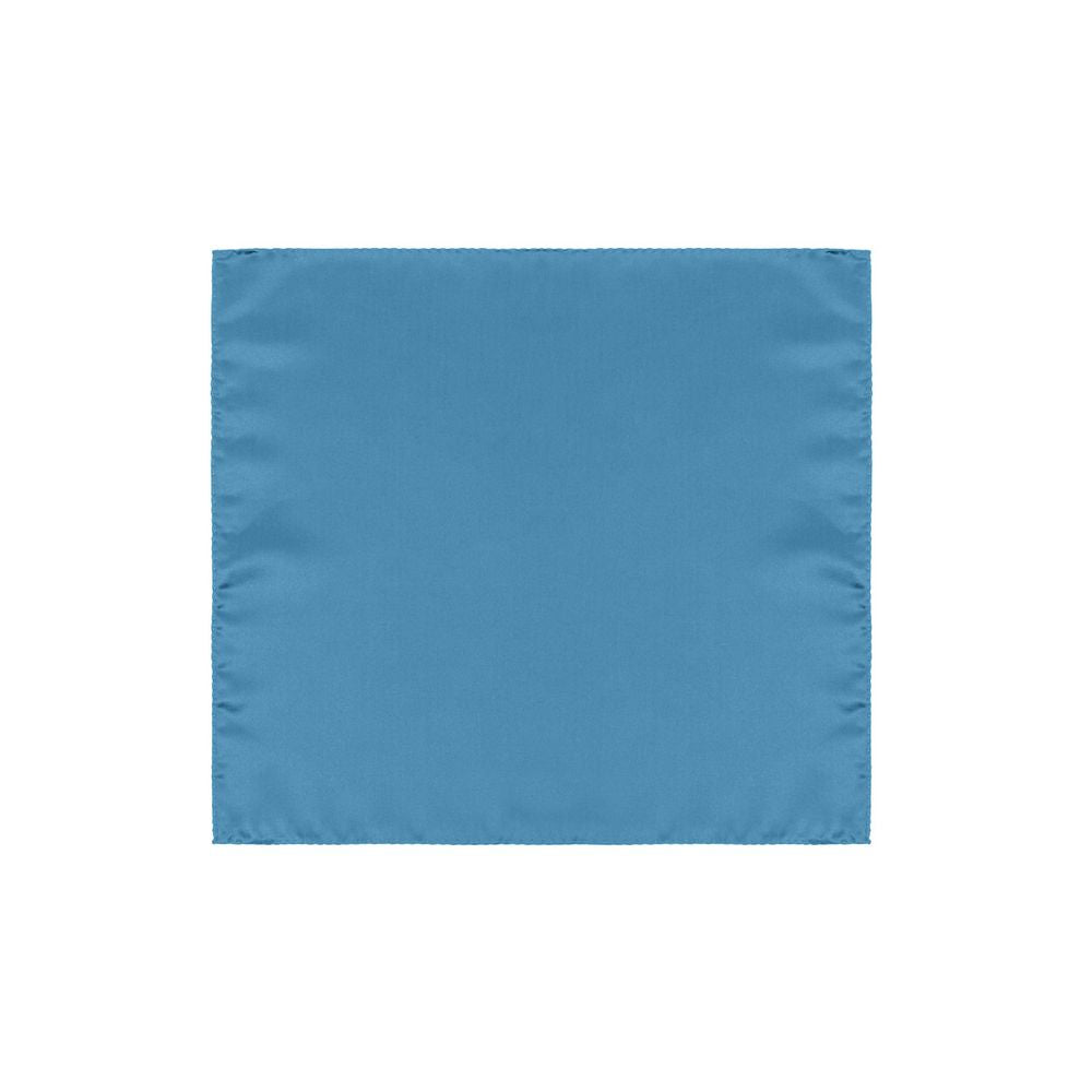Pochette de poche en soie bleu clair