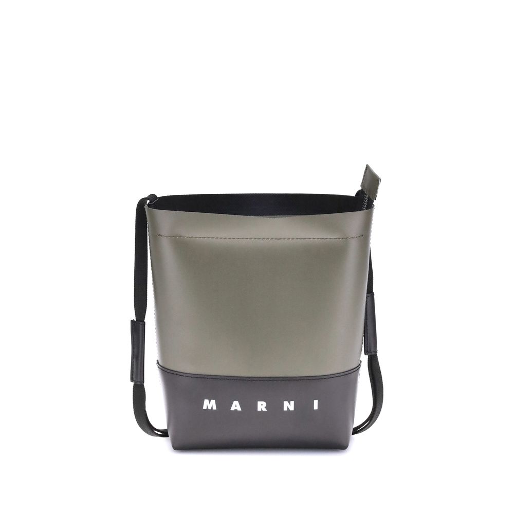 Bicolor Polyester Shoulder Bag