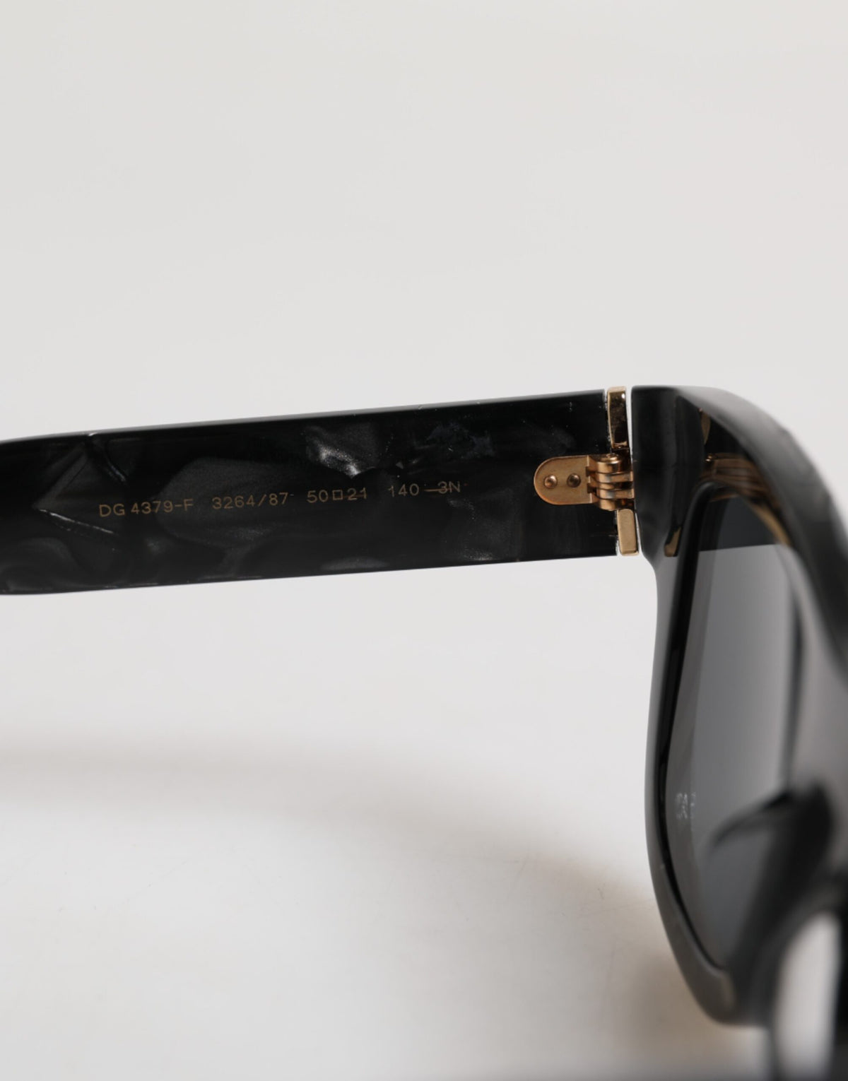 Pearl White Acetate Frame Domenico Deep Shades Sunglasses