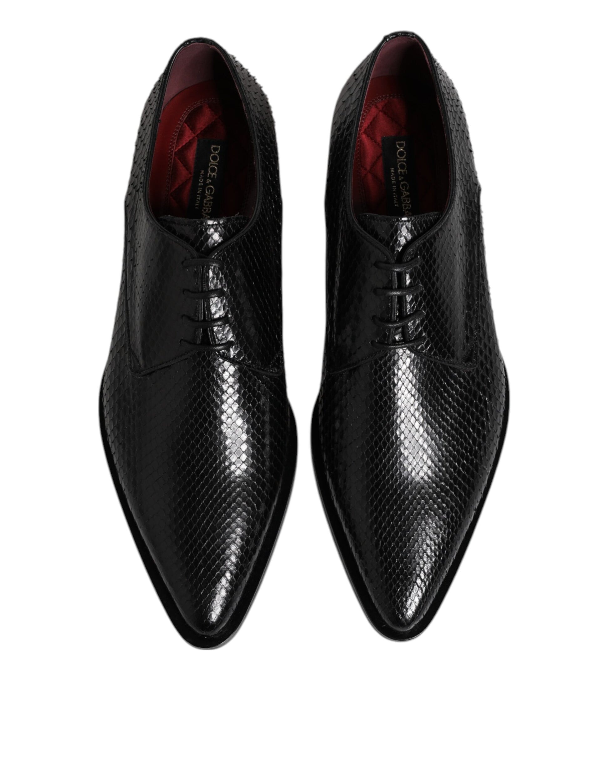 Black Leather Lace Up Dress Men Derby Shoes