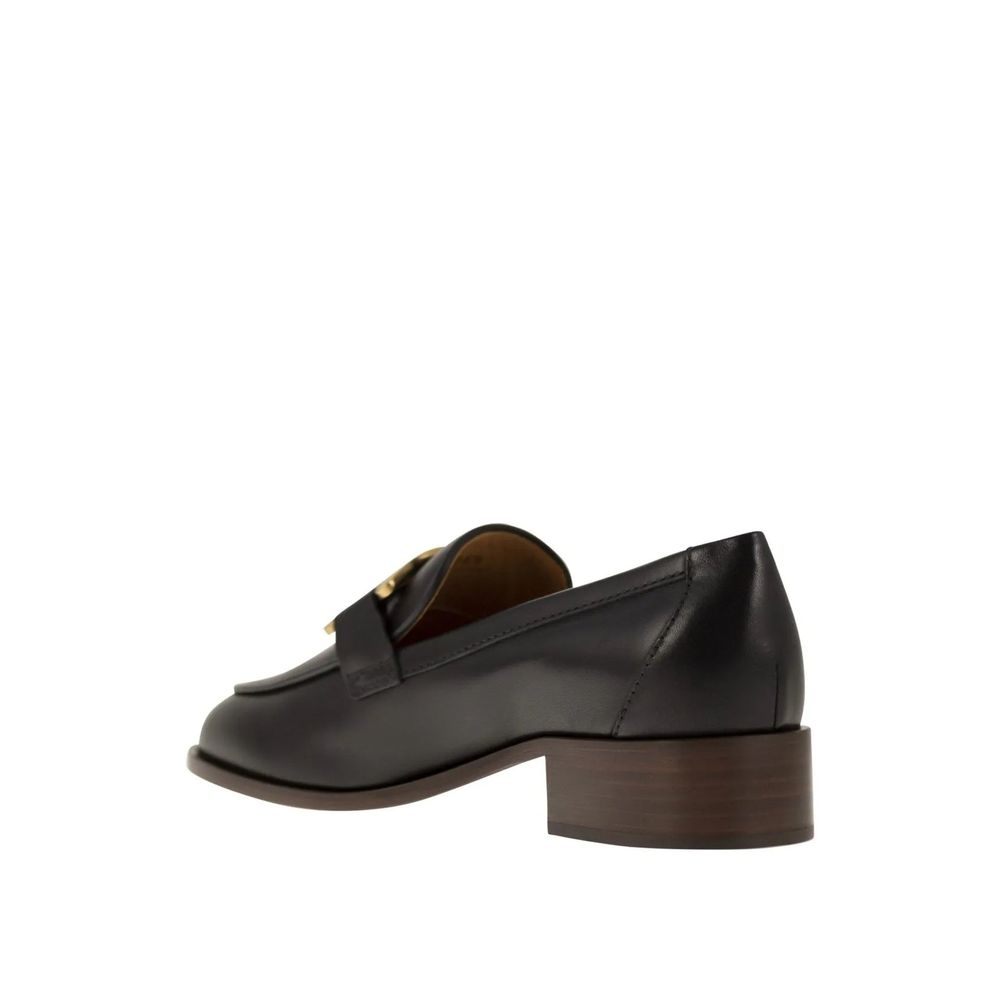 Leder-Slipper