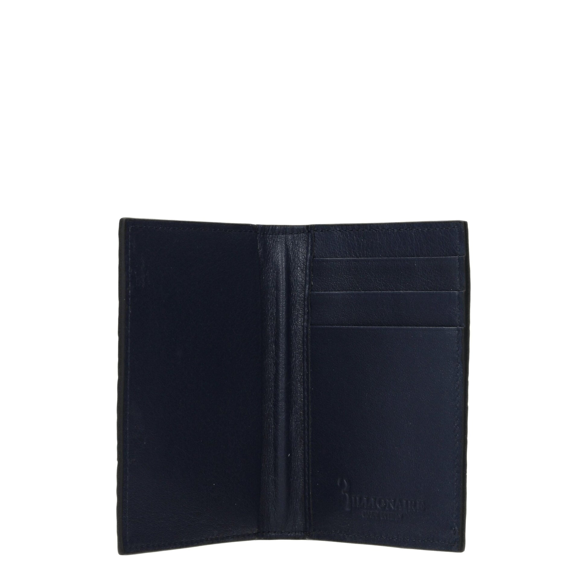 Porte-cartes Crocodile Bleu