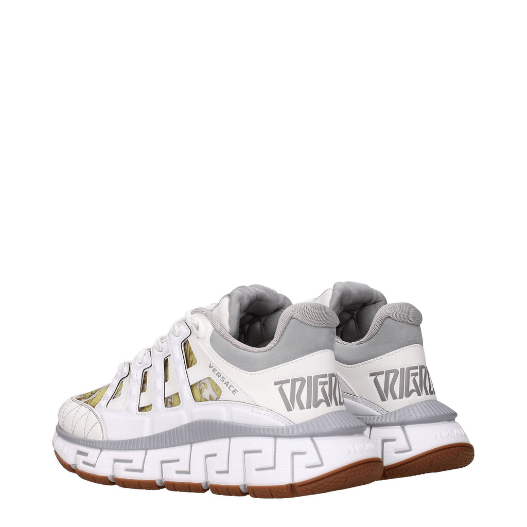 White Leather Athletic Sneakers