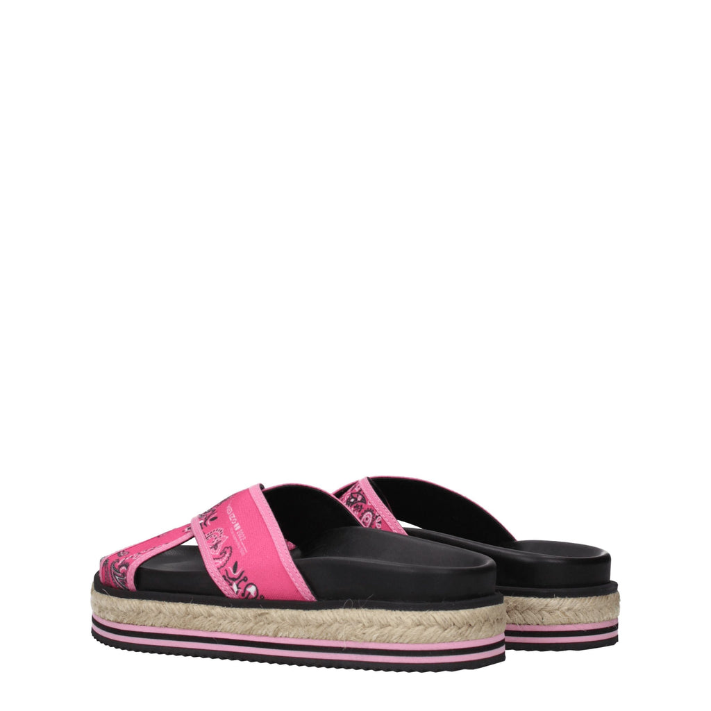 Pink Fabric Slippers