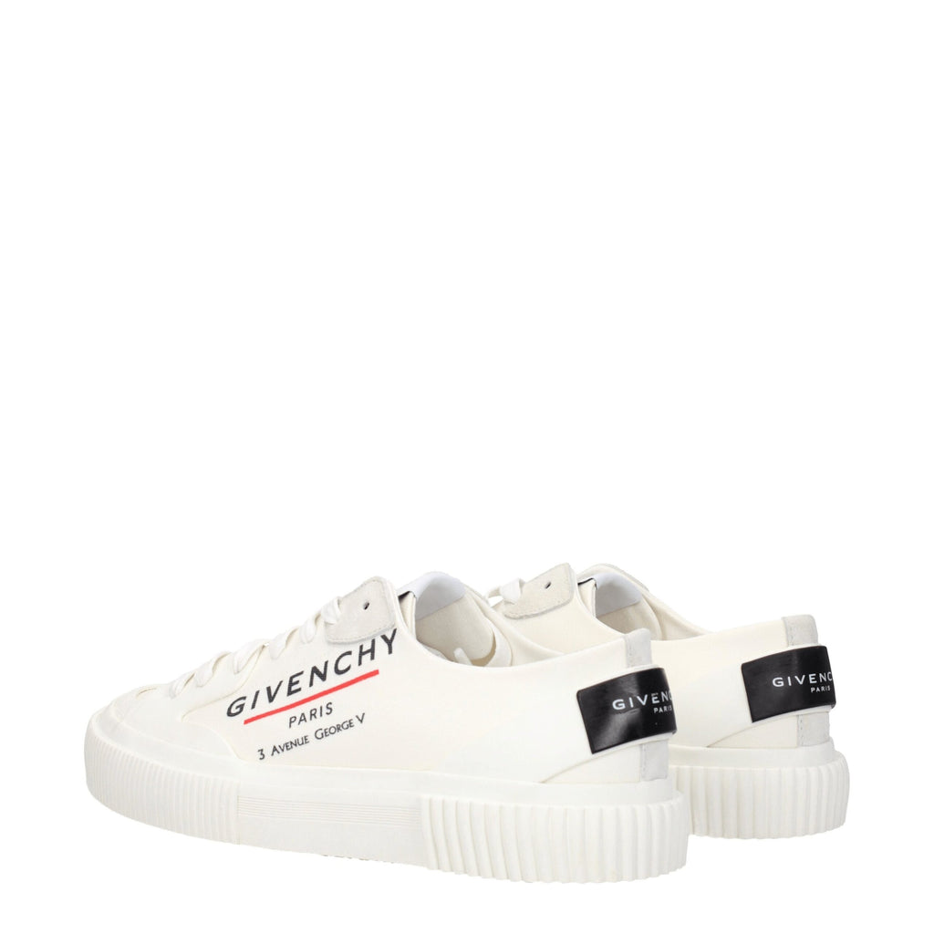 Beige Fabric Low Top Sneakers