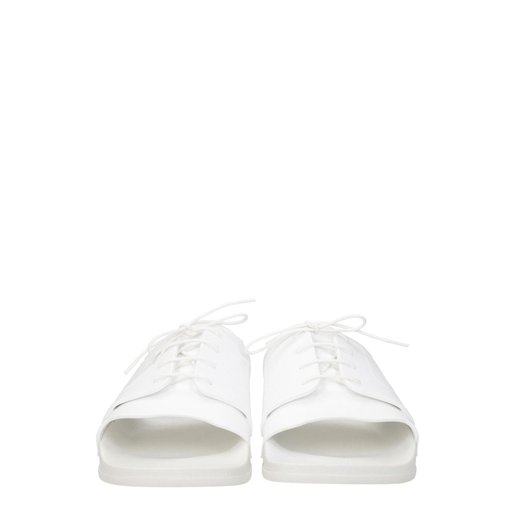 White Cotton Slippers