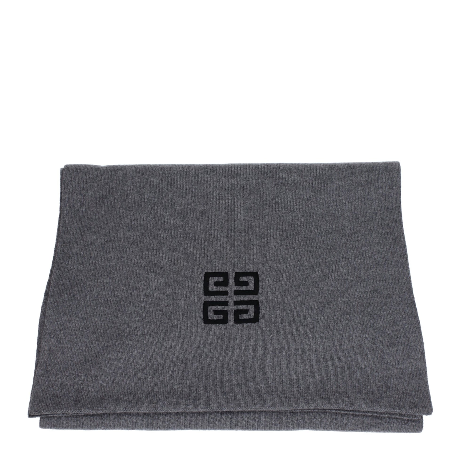 Gray Wool Scarf