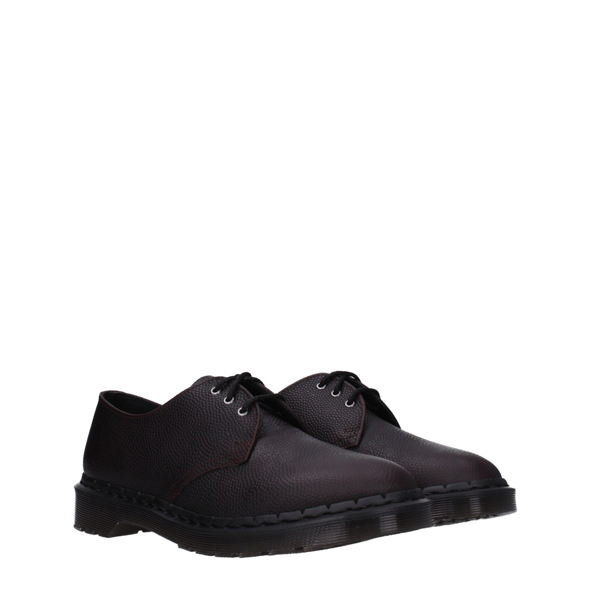 Purple Leather Oxfords And Derbies