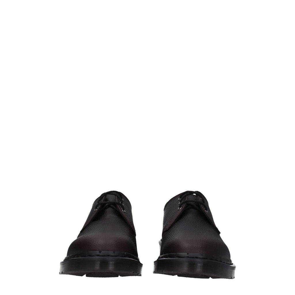 Purple Leather Oxfords And Derbies