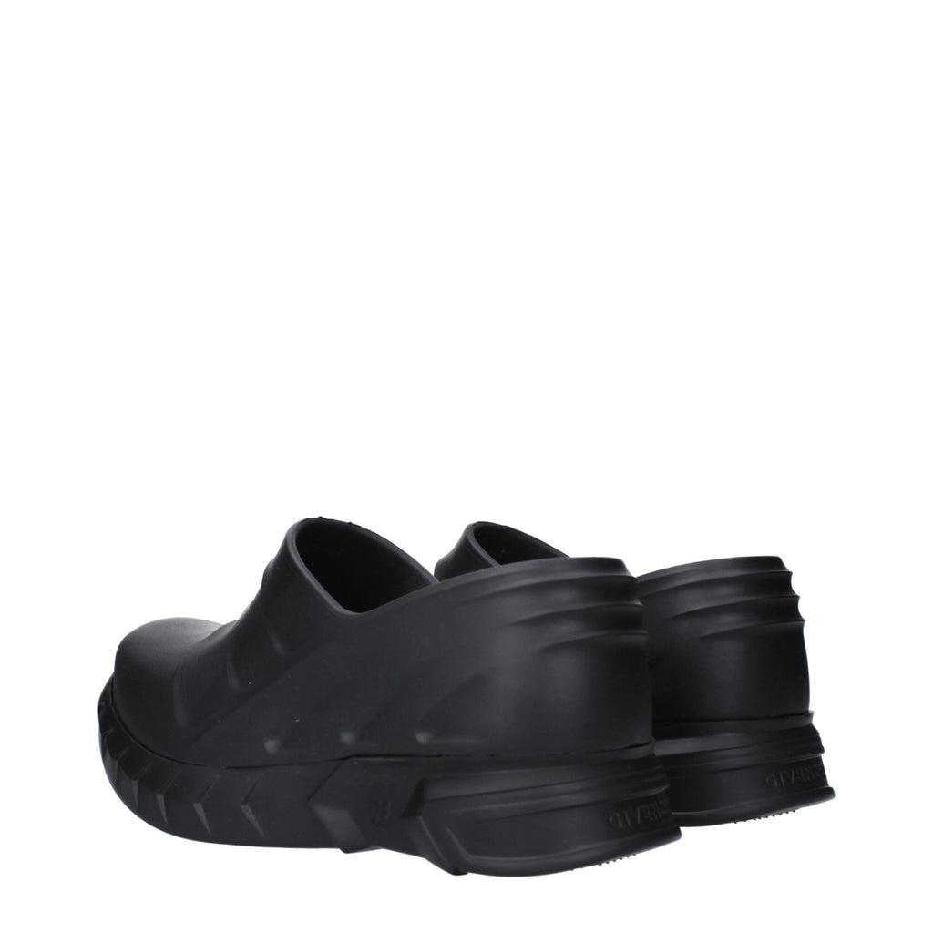 Black Cotton Slippers