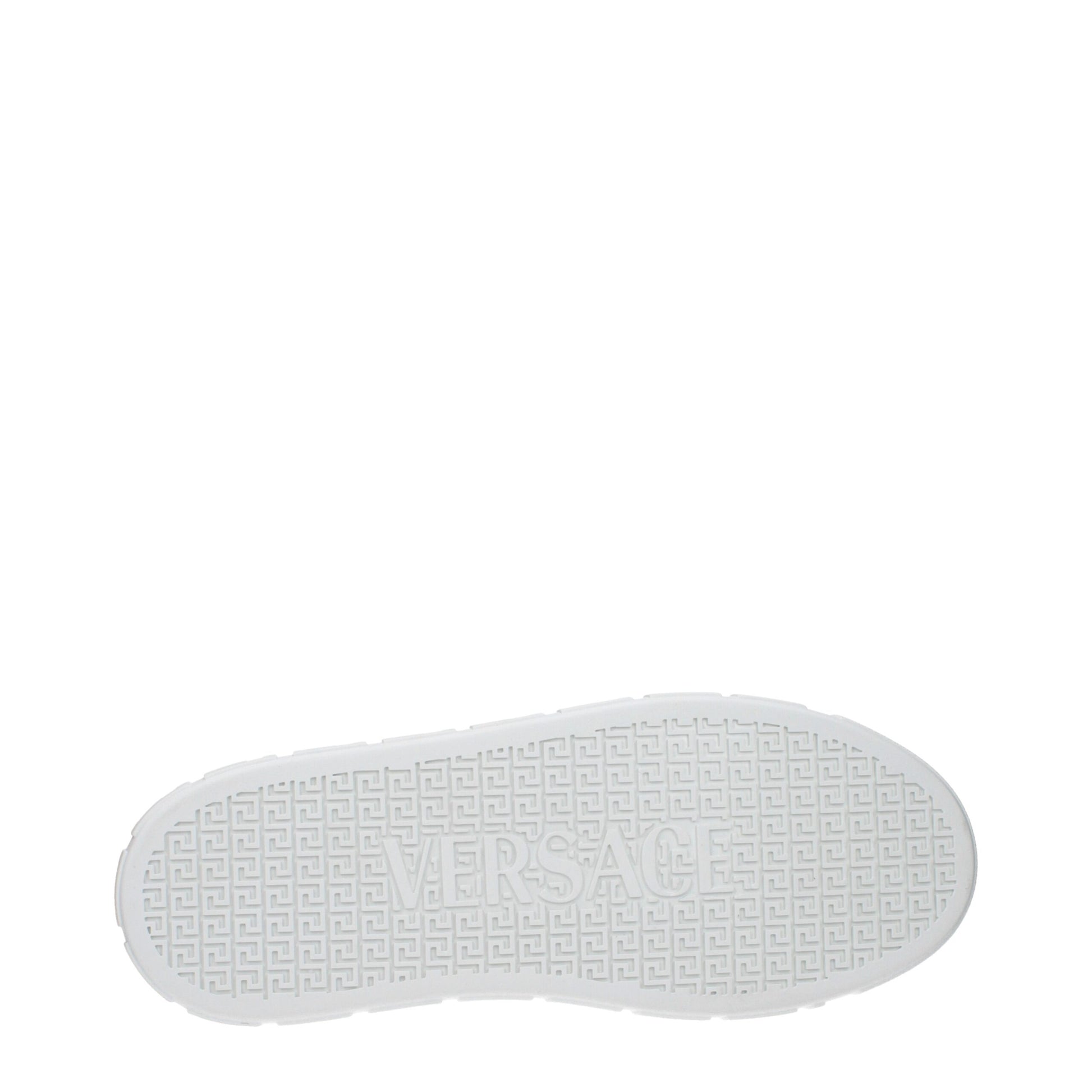 White Leather Low Top Sneakers