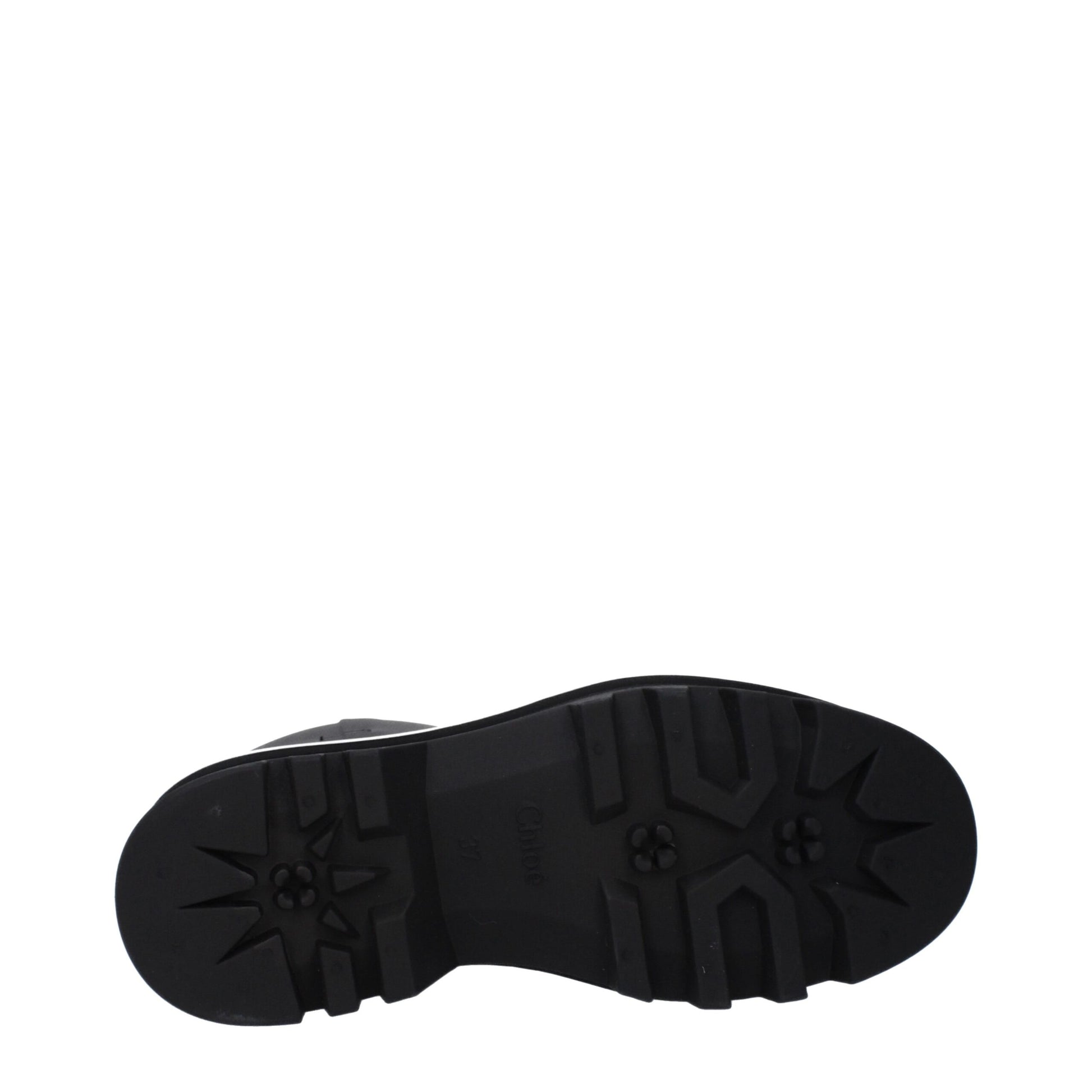 Black Cotton Ankle Boots