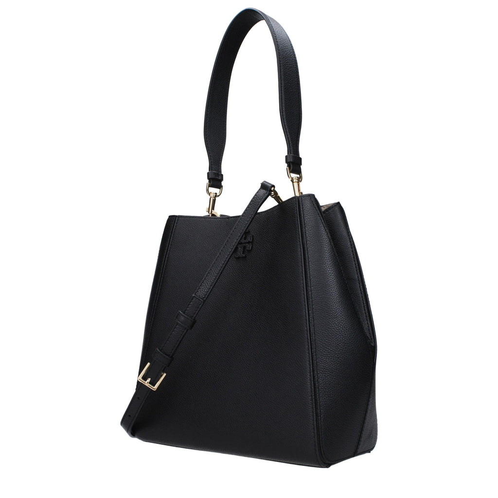 Black Leather Shoulder Bag