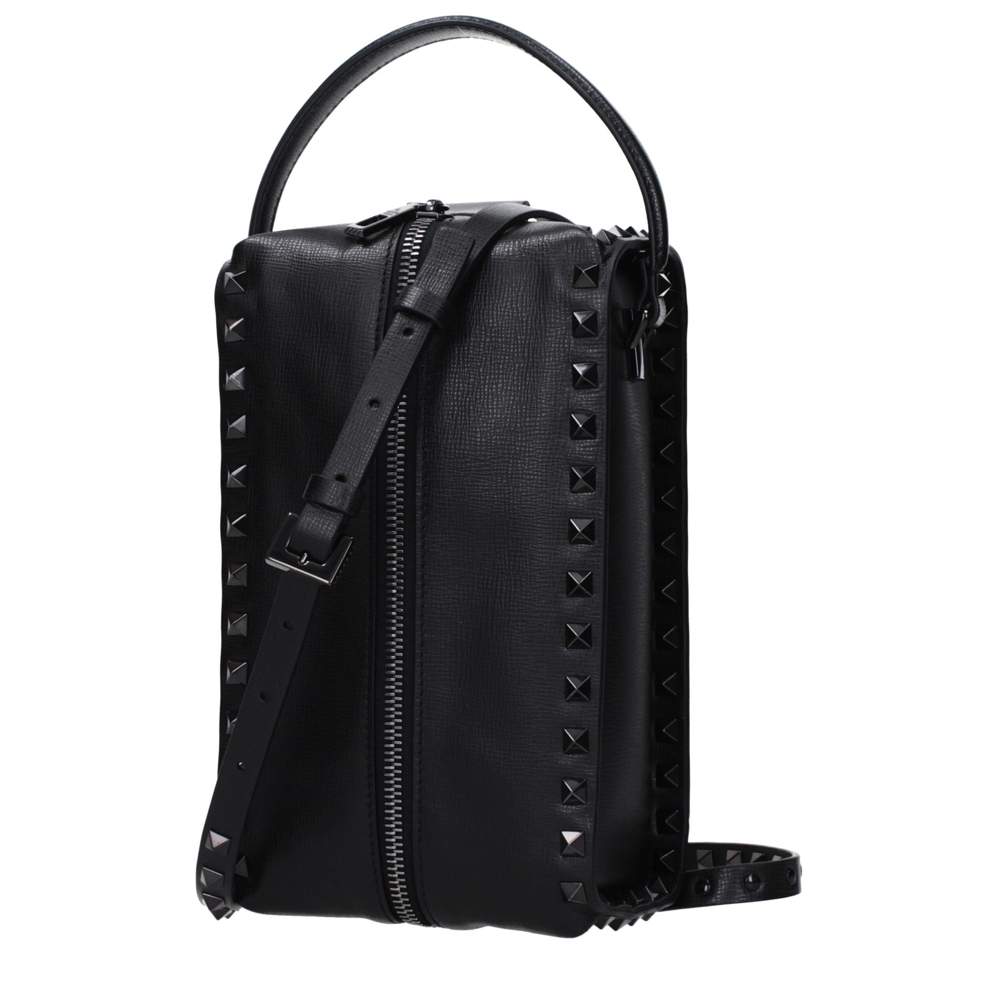 Black Leather Clutch Bag