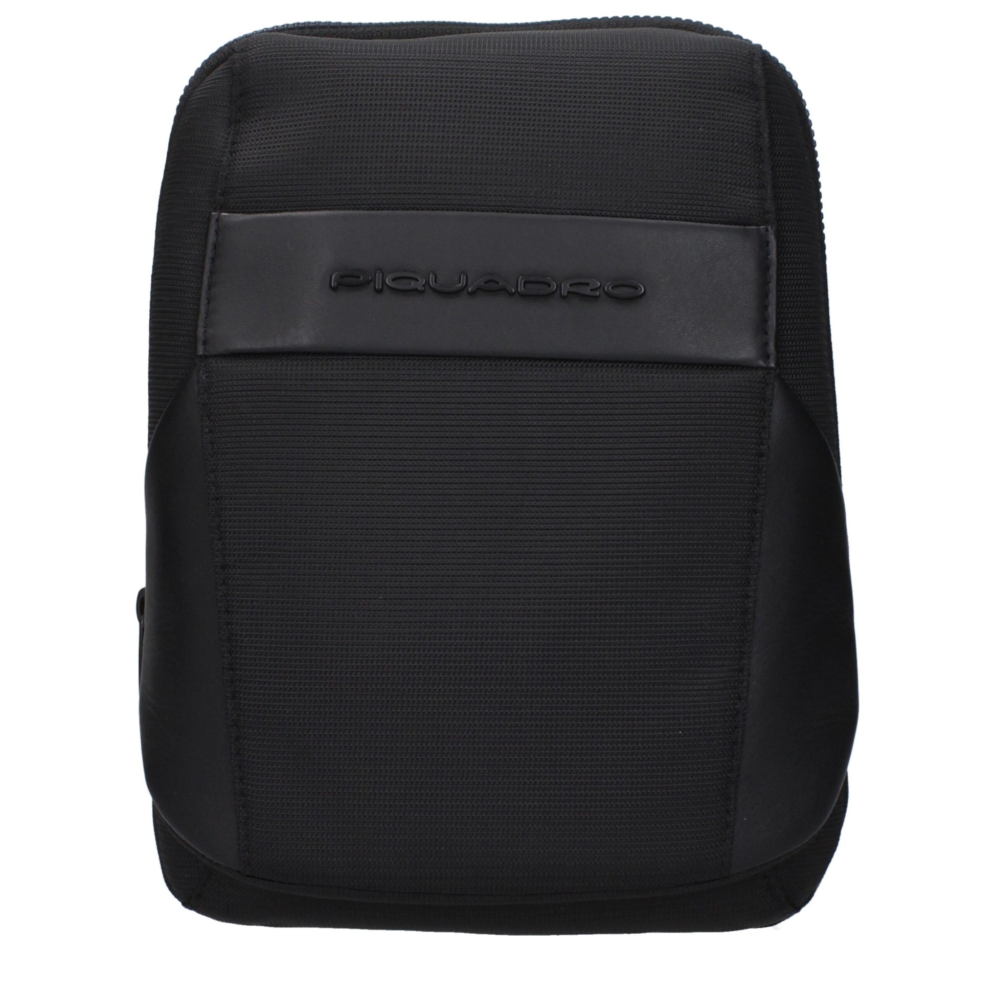 Black Fabric Crossbody Bag