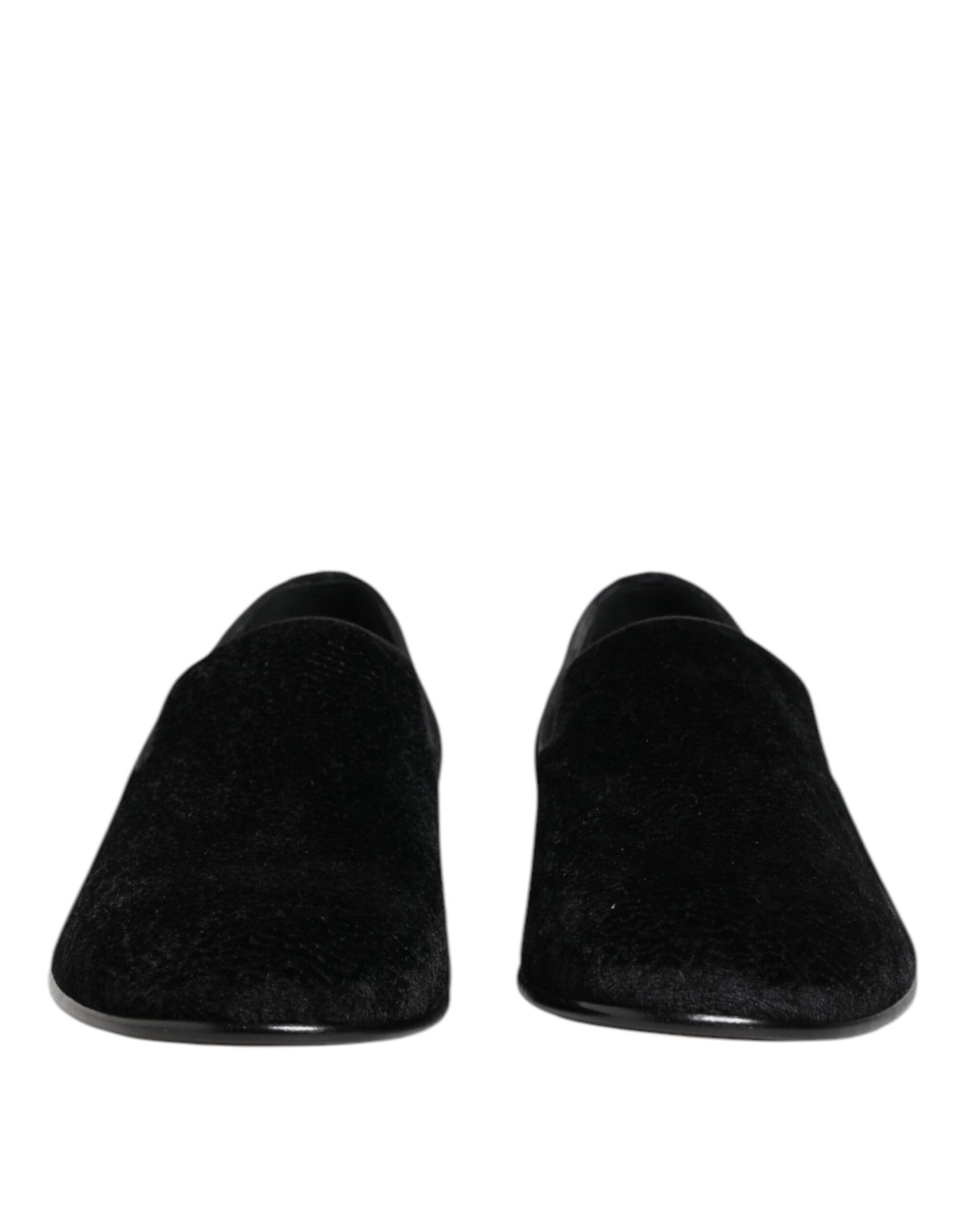 Black Jacquard Loafers Formal Men Dress Shoes