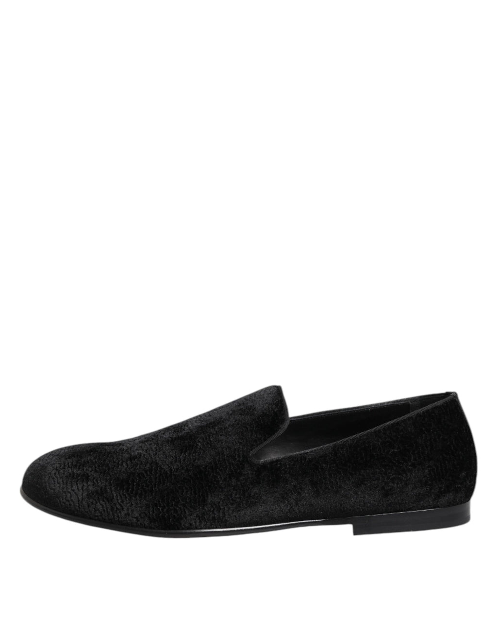 Black Jacquard Loafers Formal Men Dress Shoes
