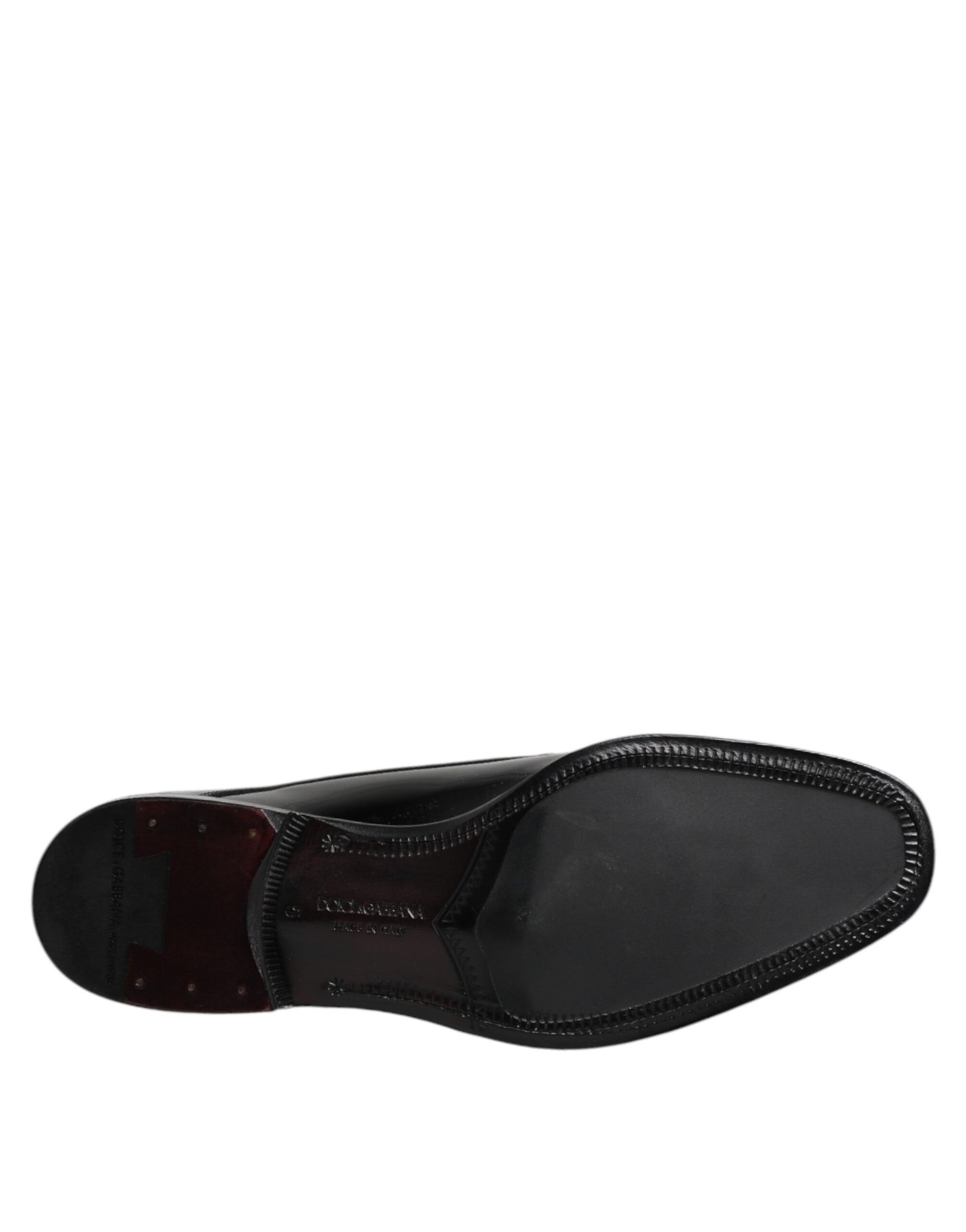 Chaussures de ville derby en cuir noir à lacets pour homme