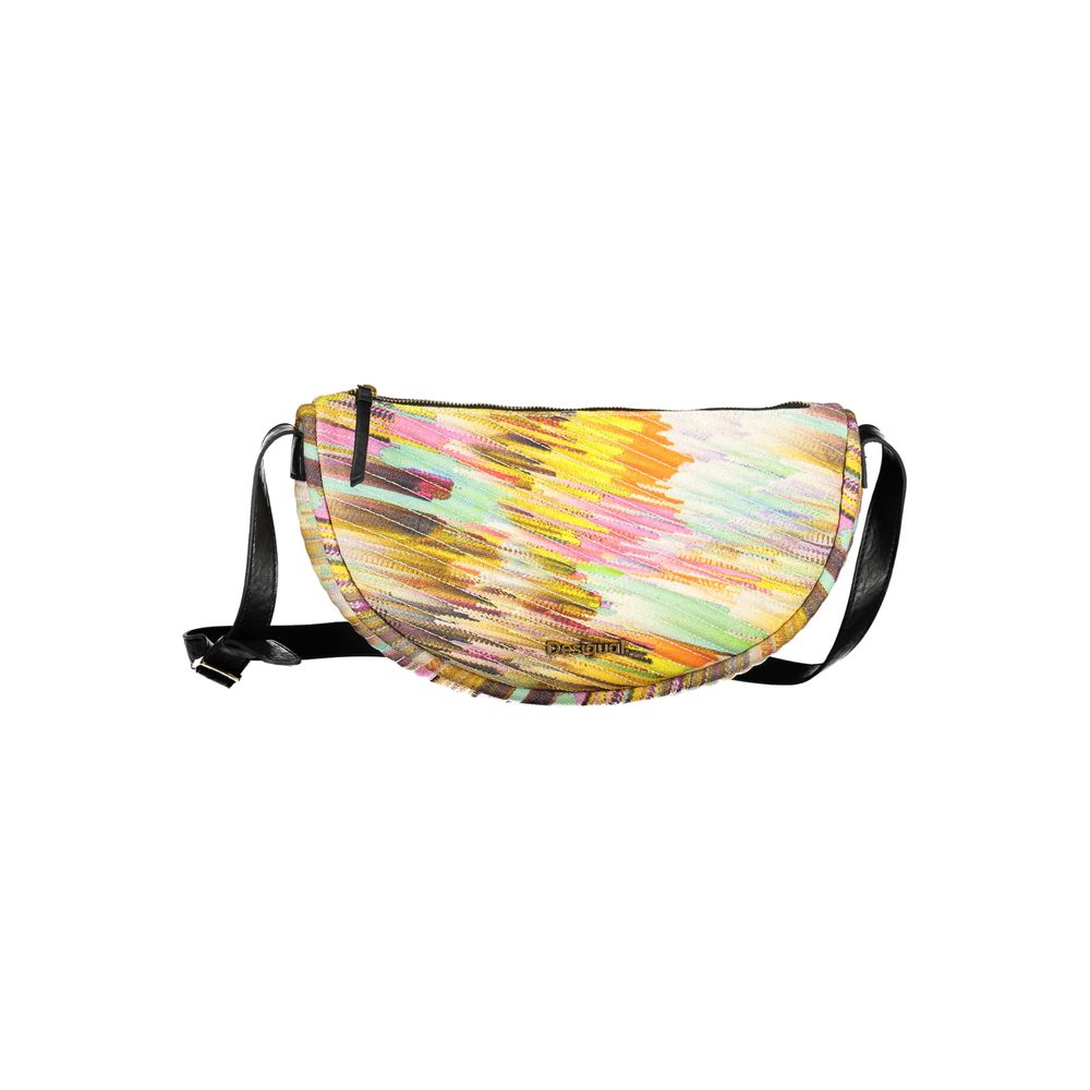 Giallo Polyester Woman Shoulder Bag