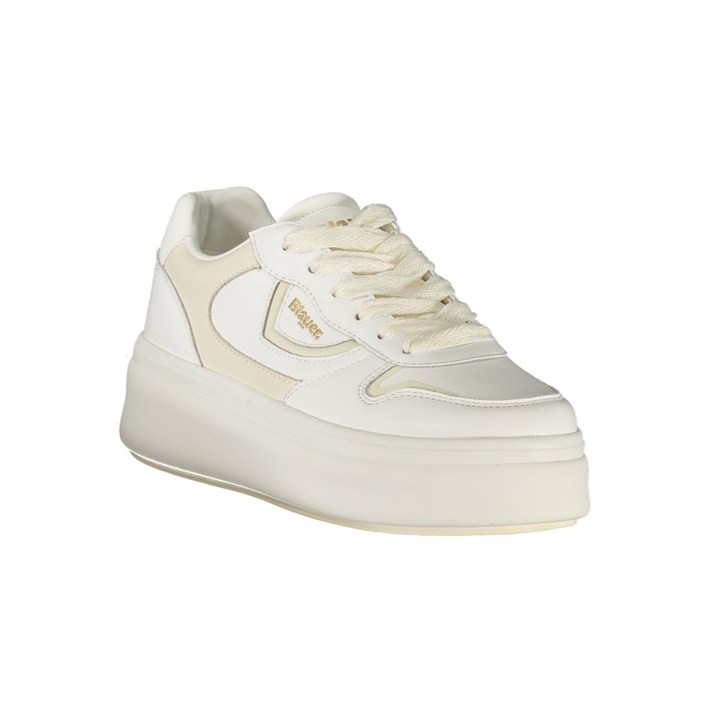Bianco Poliuretano Donna Sneaker