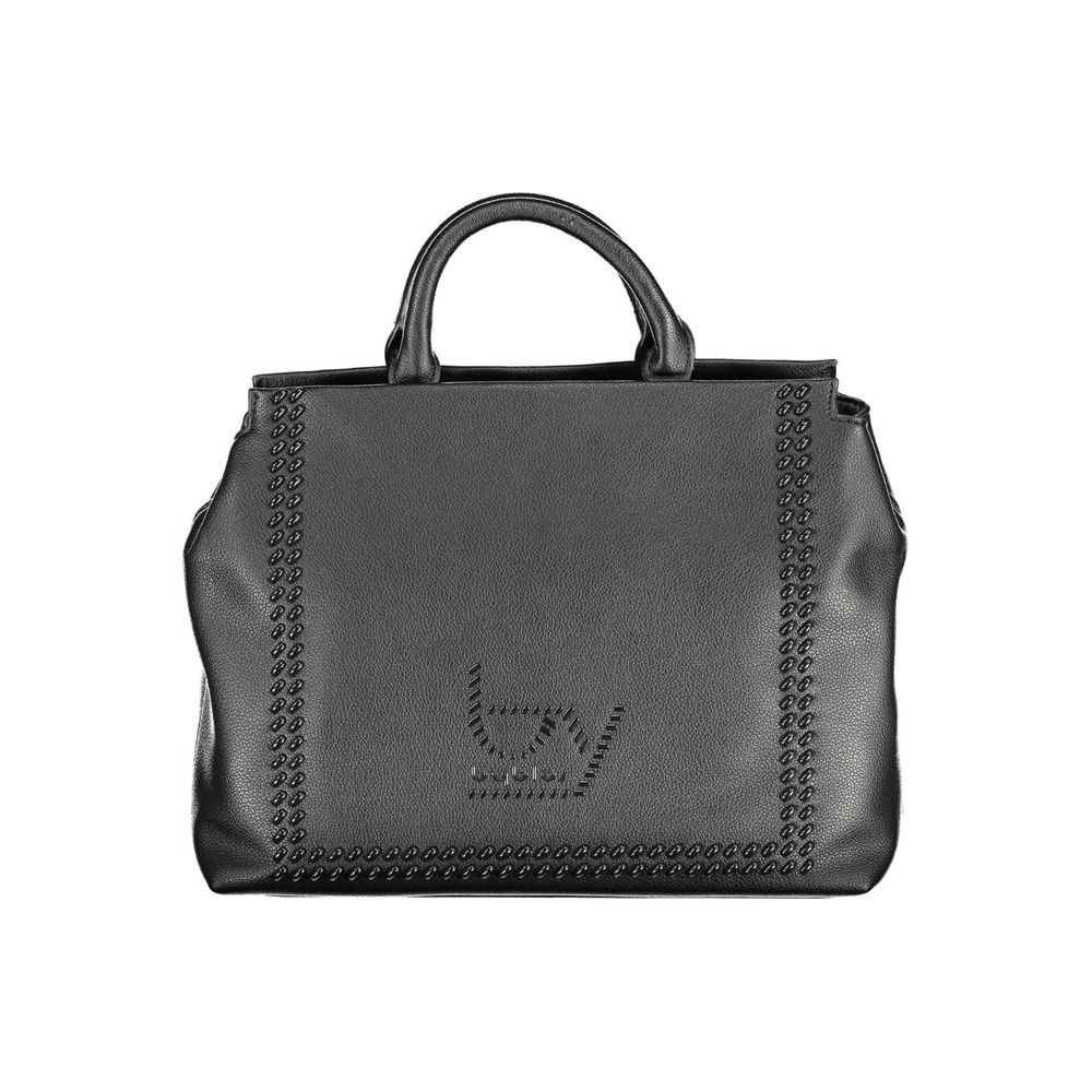 Sac à main en polyéthylène noir